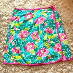 EUC Lilly Pulitzer white label reversible skirt